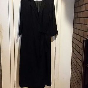 Black Pinstripe Dress